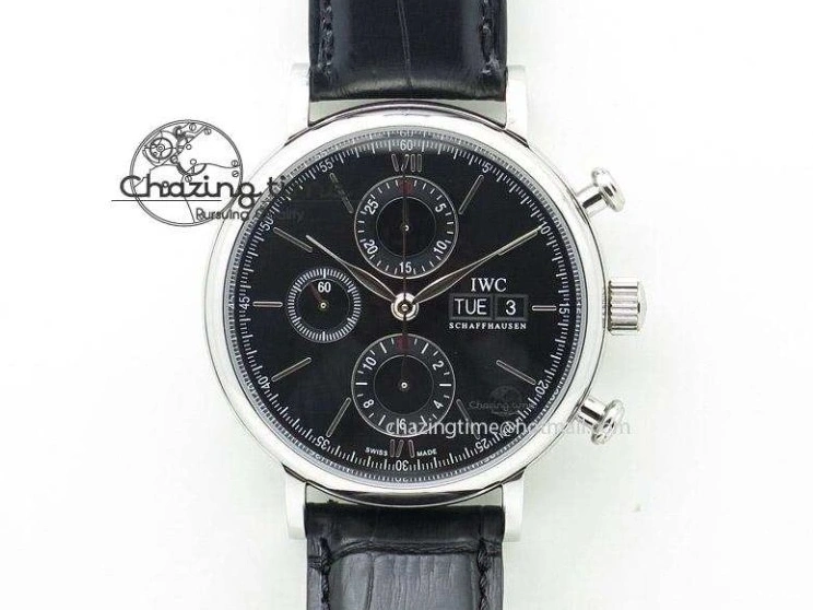 MIROTIME 0519 Ingeniuer St.Laurens SS Black Dial MKF 1:1 V2 Best Edition On Black Leather Strap A Functional 7351